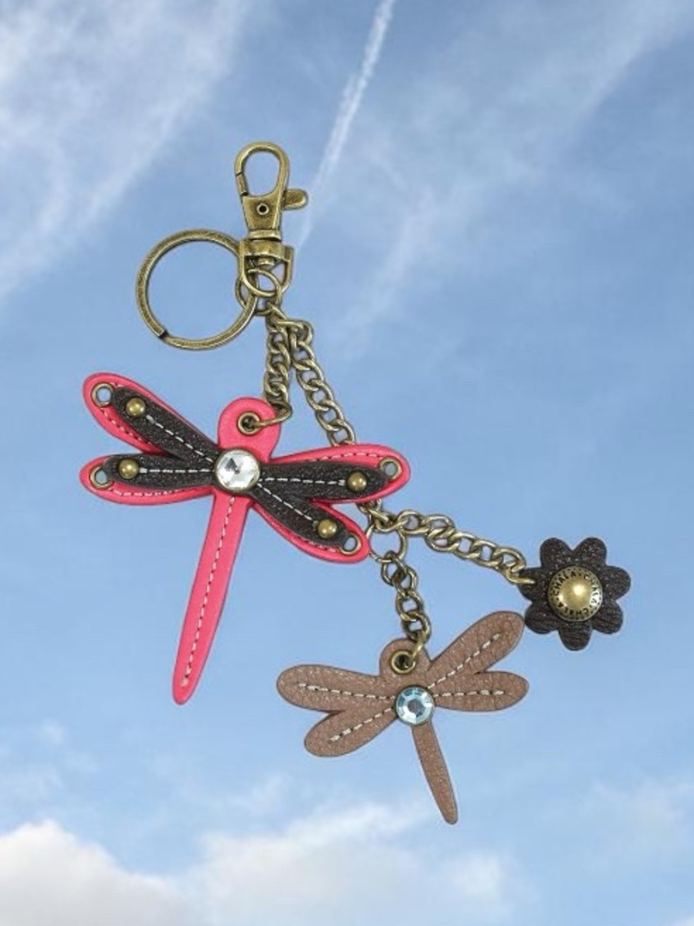 Chala dragonfly bag, charm key chain NWT